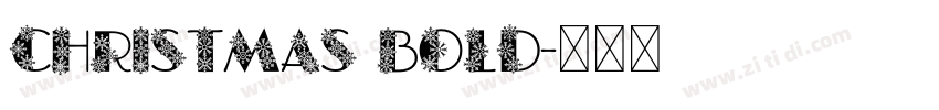 Christmas Bold字体转换 Christmas Bold字体转换